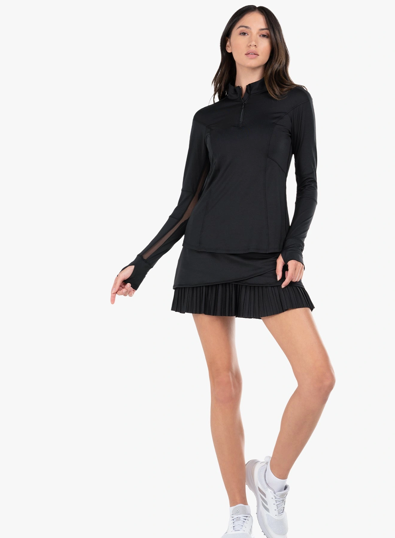 Cozy Quarter-Zip: Your Go-To Long Sleeve for Chilly Days - Effortless Style & Comfort!
